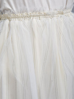 ストライプチュールスカート