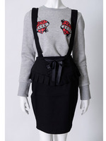 レースアップタイトスカート