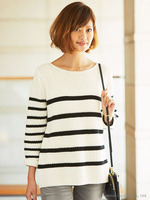 【WEB限定】JC C/AC 畦ボーダーチュニック