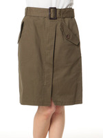 トレンチベルト付タイトスカート