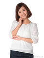 袖変化ビジュブラウス