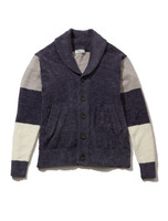 【GELATO PIQUE HOMME】moco moco'スムーズィー'ボーダーカーディガン