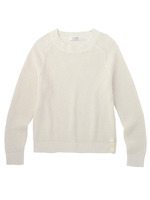 コットンワッフル編みニットプルオーバー