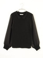 シフォンスリーブニットTOPS
