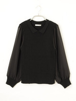 シフォンスリーブニットTOPS