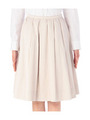 ミディ丈プリーツスカート