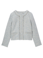 ラメツイードノーカラージャケット