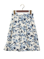 S・L55花柄タックフレア／SK