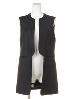 [Salon de Balcony]ギャバジンロングベスト