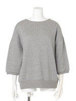 【Omekashi】ラメ7分袖トレーナー