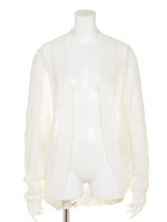 【カタログ掲載】クモの巣ニットドルマンカーデ