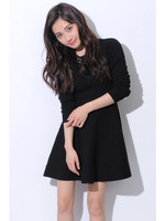 編地MIXフレアニットOPS