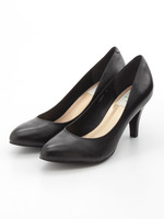 【enchanted】本革アーモンドトゥ美脚パンプス