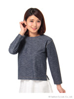 ウシロジッププルオーバー