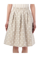 タックフレアプリントスカート