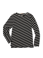 バイヤス ボーダー ボートネック