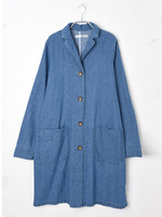 6ozデニムショップコート