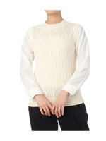 シャツフェイクニットベスト