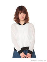 スポーティメッシュブルゾン