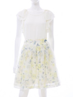 【美人百花4月号掲載】ウォーターローズプリントスカート