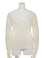 BACKツイストOPENニットTOPS/ベージュ