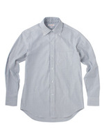 DRESSTERIOR オックスストライプ シャツ/ネイビー系(593)