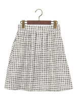 JOC PE/C ツイードチェックボリュームスカート/BLACK