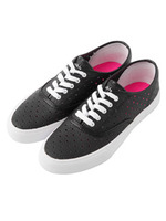 Keds by MILKFED HEART PUNCHED LEATHER/BLACK