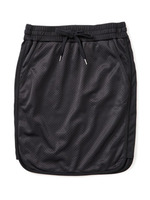 MESH REVESIBLE SKIRT/BLACK