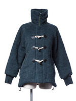 Mohair duffle coat/BROWN