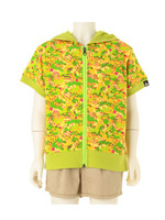 POPカモフラ総柄パーカ/ブルー系(094)