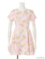 Risen Sky Retro Dress/LIGHT PINK