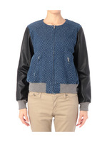 SUGAR ROSE パンチングドットデニムブルゾン/ネイビー系(592)