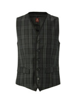 W/SIタータンチェックベスト/ブラック(319)