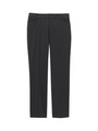 [L]ピンストライプセンタープレスパンツ/ネイビー(393)