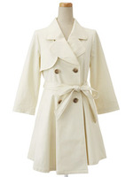 【5周年記念・数量限定】カラートレンチコート/ベージュ