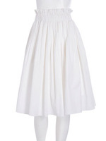 【CHIC】cottonプリーツフレアスカート/ブラック