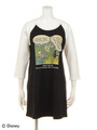 【Disney BAMBI Collection】FOREST B/B TEE DRESS/WHITE