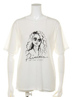 【MEN｀S LIKE】80'S GIRL TEE/ブラック