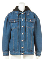 【MEN｀S LIKE】フード付Gジャン/インディゴ