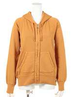 【定番】L9089ソフトヴィンテージ裏毛Zip upパーカ/マスタード