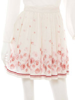 【美人百花3月号掲載】ロージーズボーダースカート/レッド