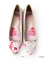 ●Disney Alice in Wonderland●Flower pointy toe flats/SAXE