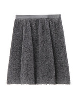 アルパカ混シャギースカート/ライトベージュ(051)