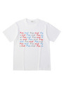 カラーロゴTシャツ/ホワイト(001)