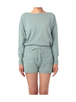 コットンニットオールインワン/グリーン系(021)