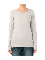 コットン長袖カットソー/グレー系(012)