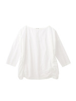 サイドギャザーブラウス/オフホワイト(003)