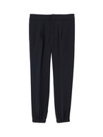 サイド切り替えテーパードパンツ/ネイビー系(593)