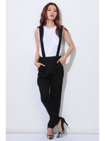 【アウトレット特別価格】サスペンダー付ロールUP　PT/BLACK